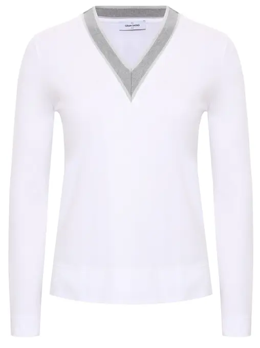 Лонгслив хлопковый GRAN SASSO