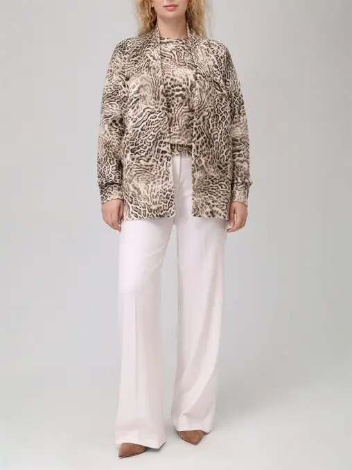 Джемпер с принтом ELENA MIRO