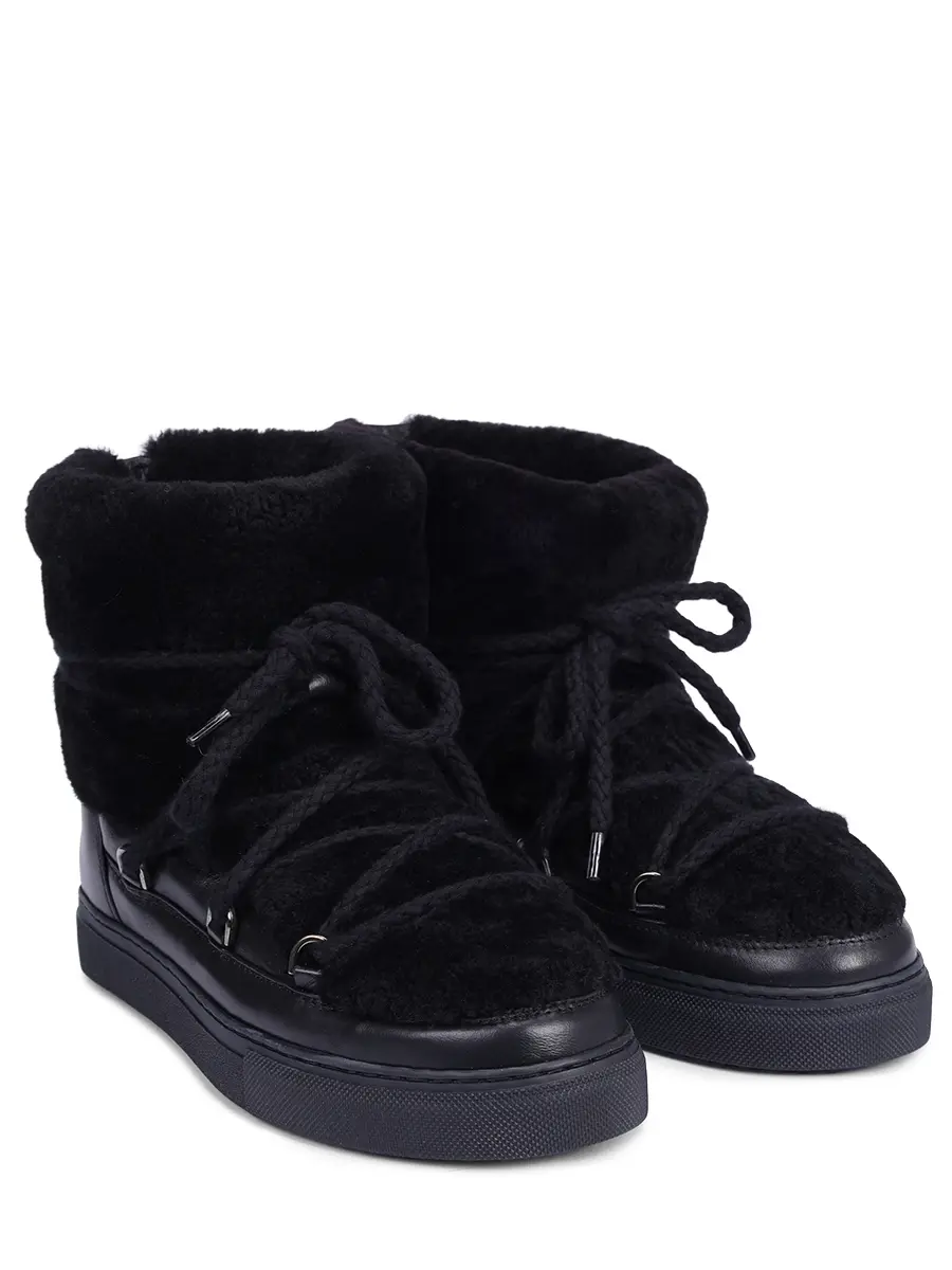 Ботинки комбинированные на меху