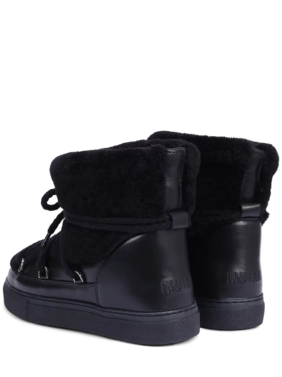 Ботинки комбинированные на меху