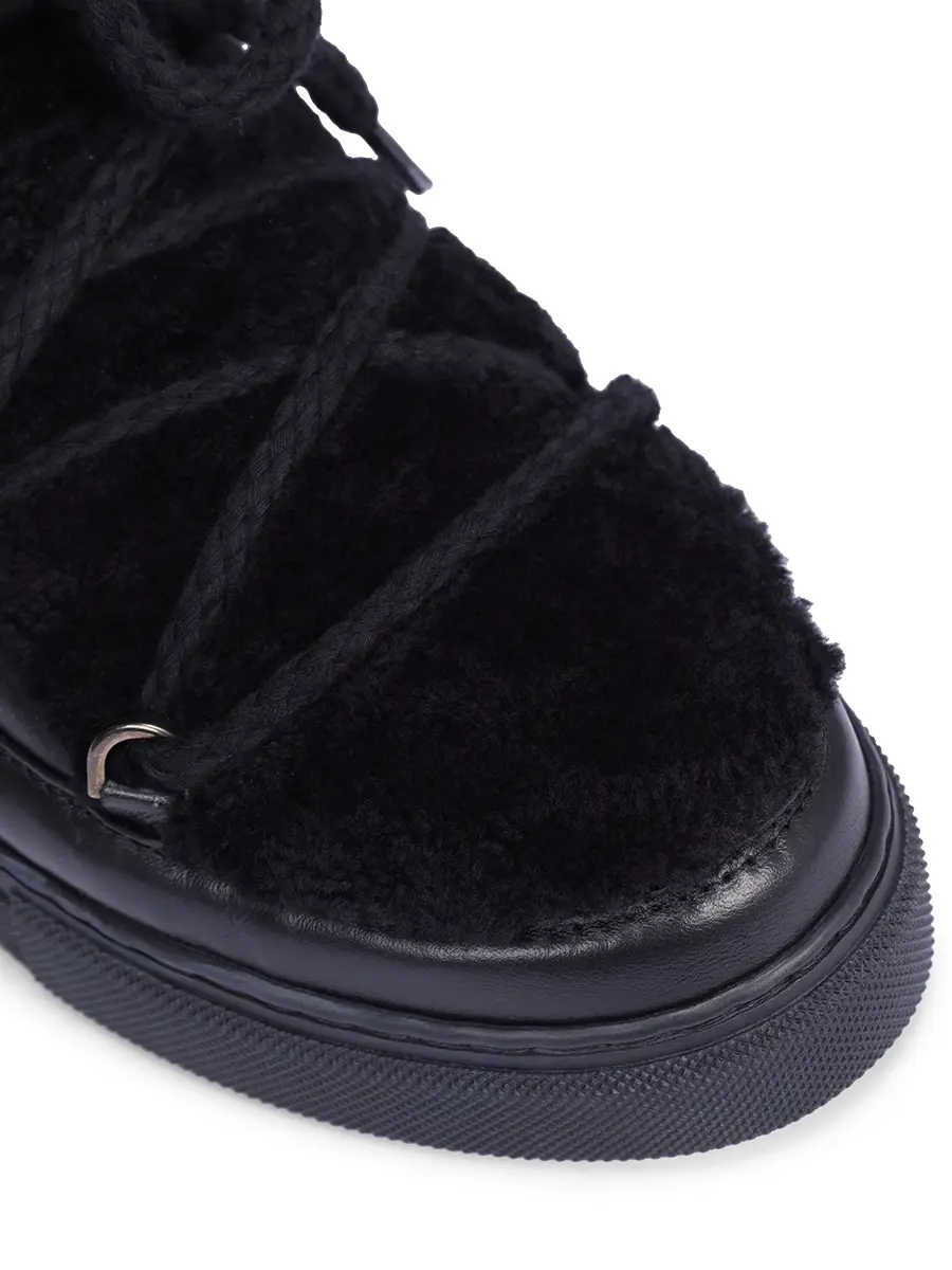 Ботинки комбинированные на меху