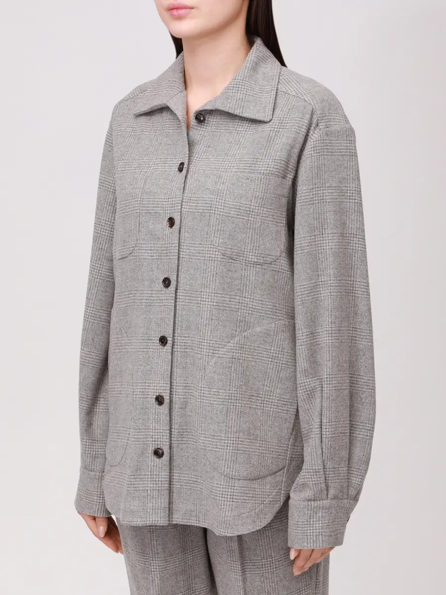 Рубашка шерстяная