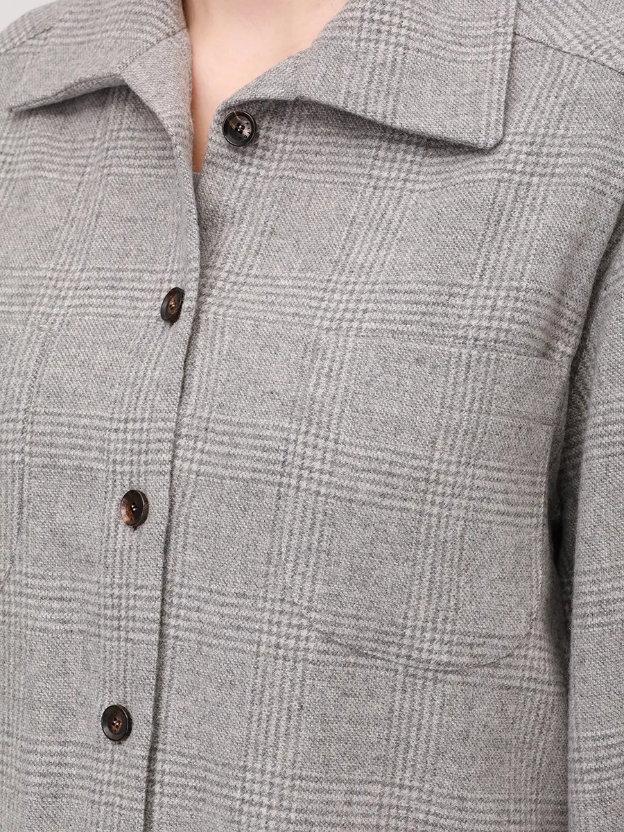 Рубашка шерстяная