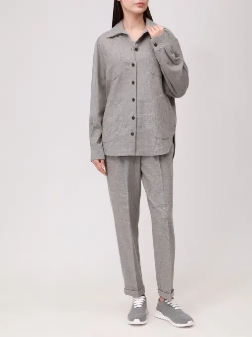 Рубашка шерстяная KITON