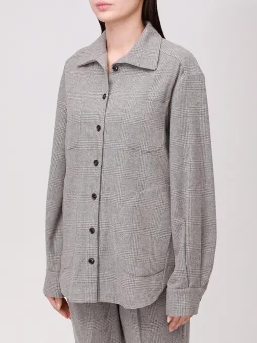 Рубашка шерстяная KITON