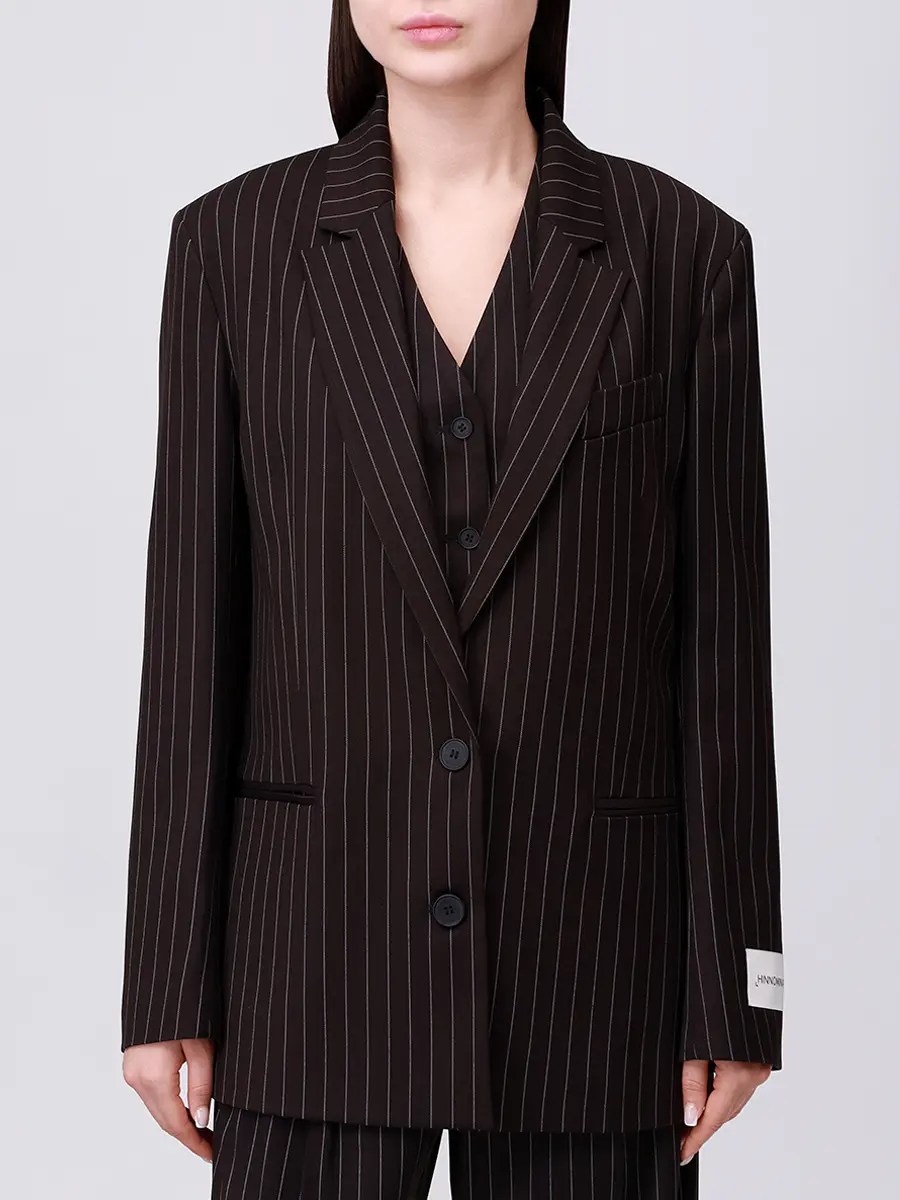 Пиджак в полоску