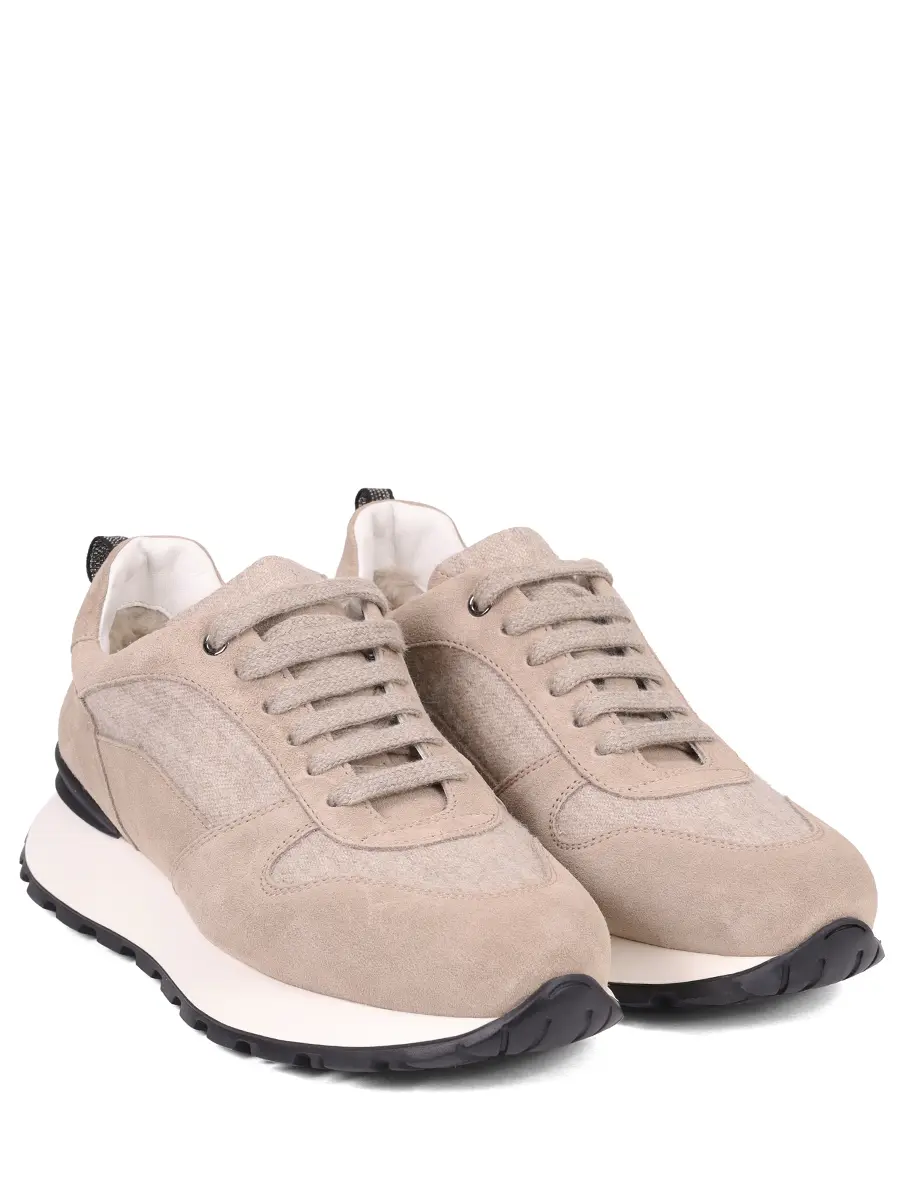 Кроссовки комбинированные на меху