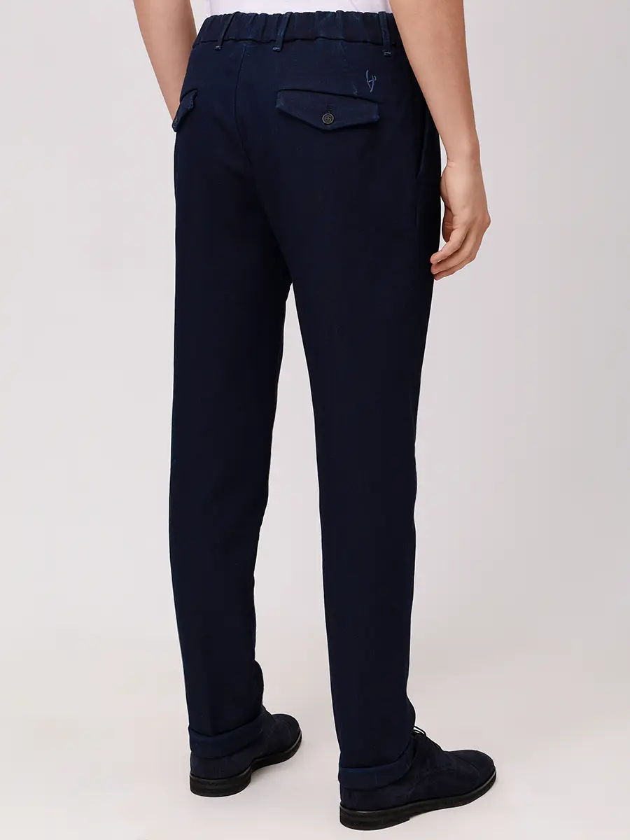 Джинсы из хлопка и шерсти