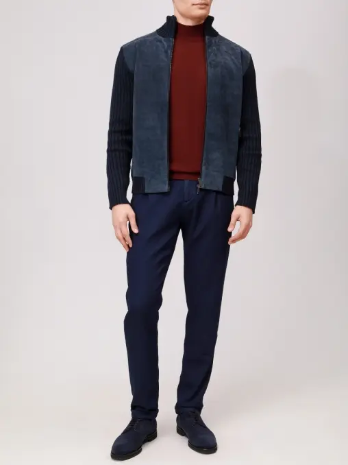 Джинсы из хлопка и шерсти HANDPICKED