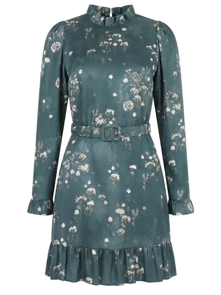 Платье шелковое