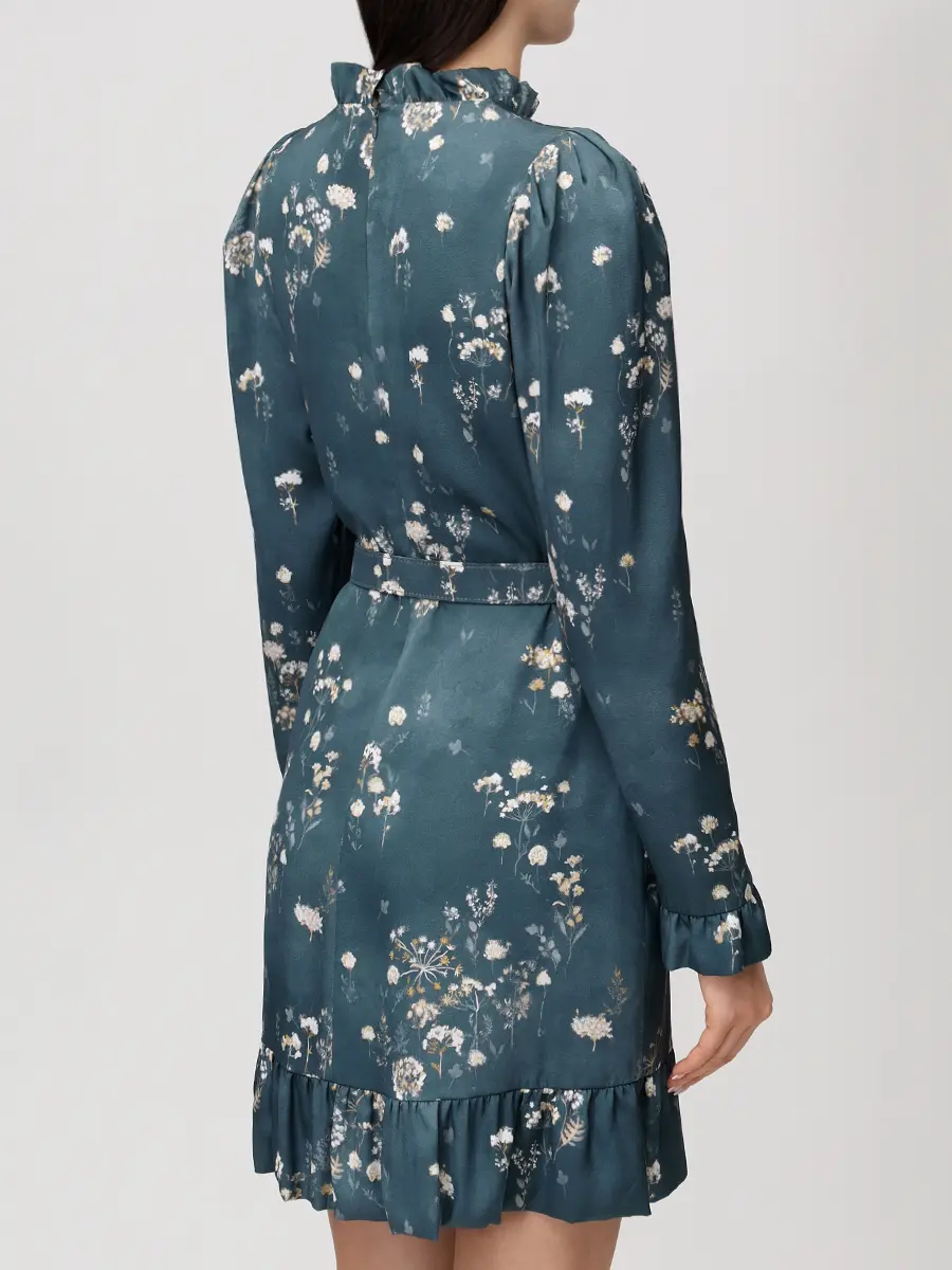 Платье шелковое