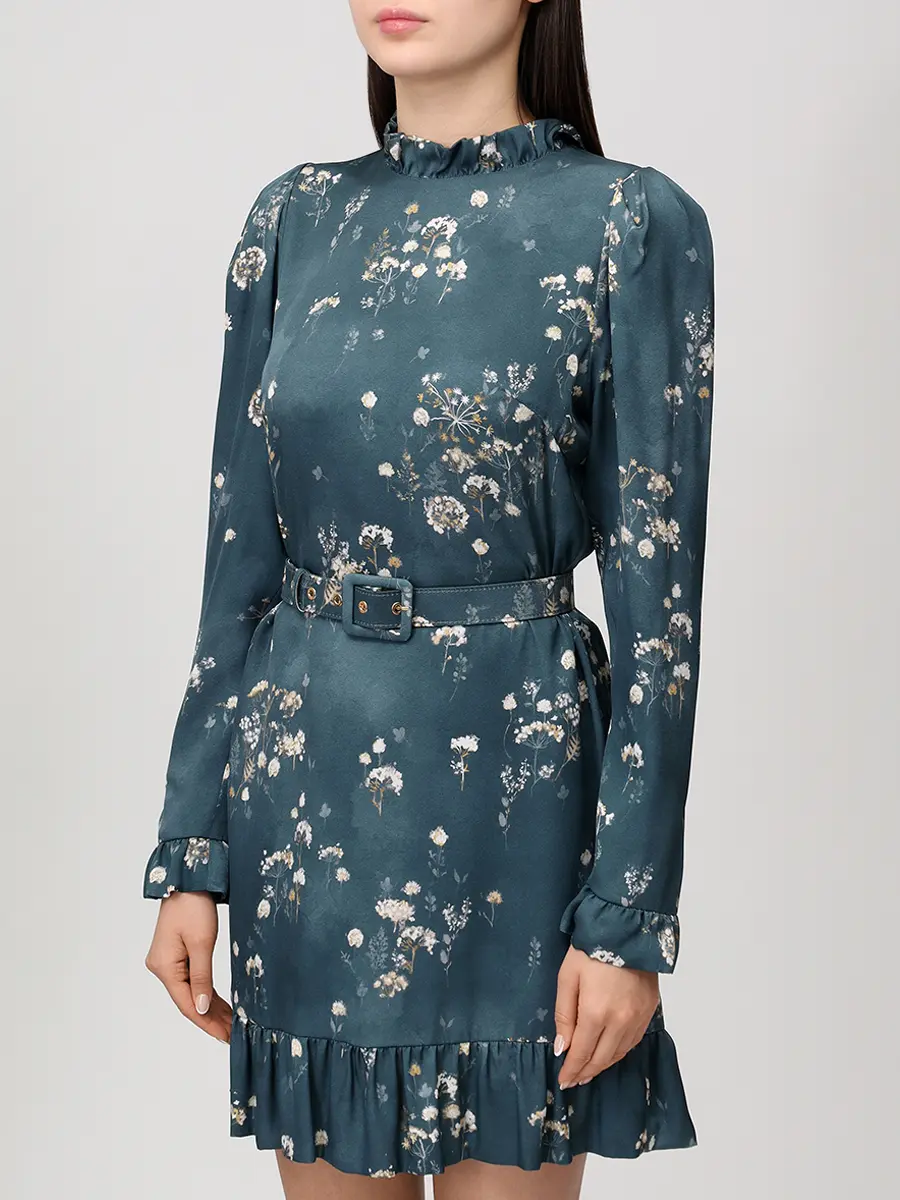 Платье шелковое