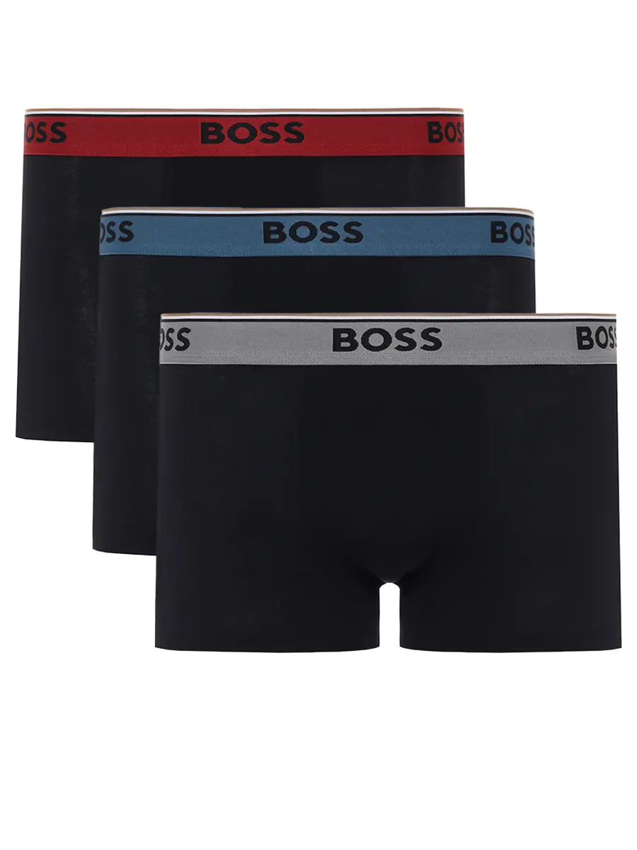 Набор из трех хлопковых трусов-боксеров