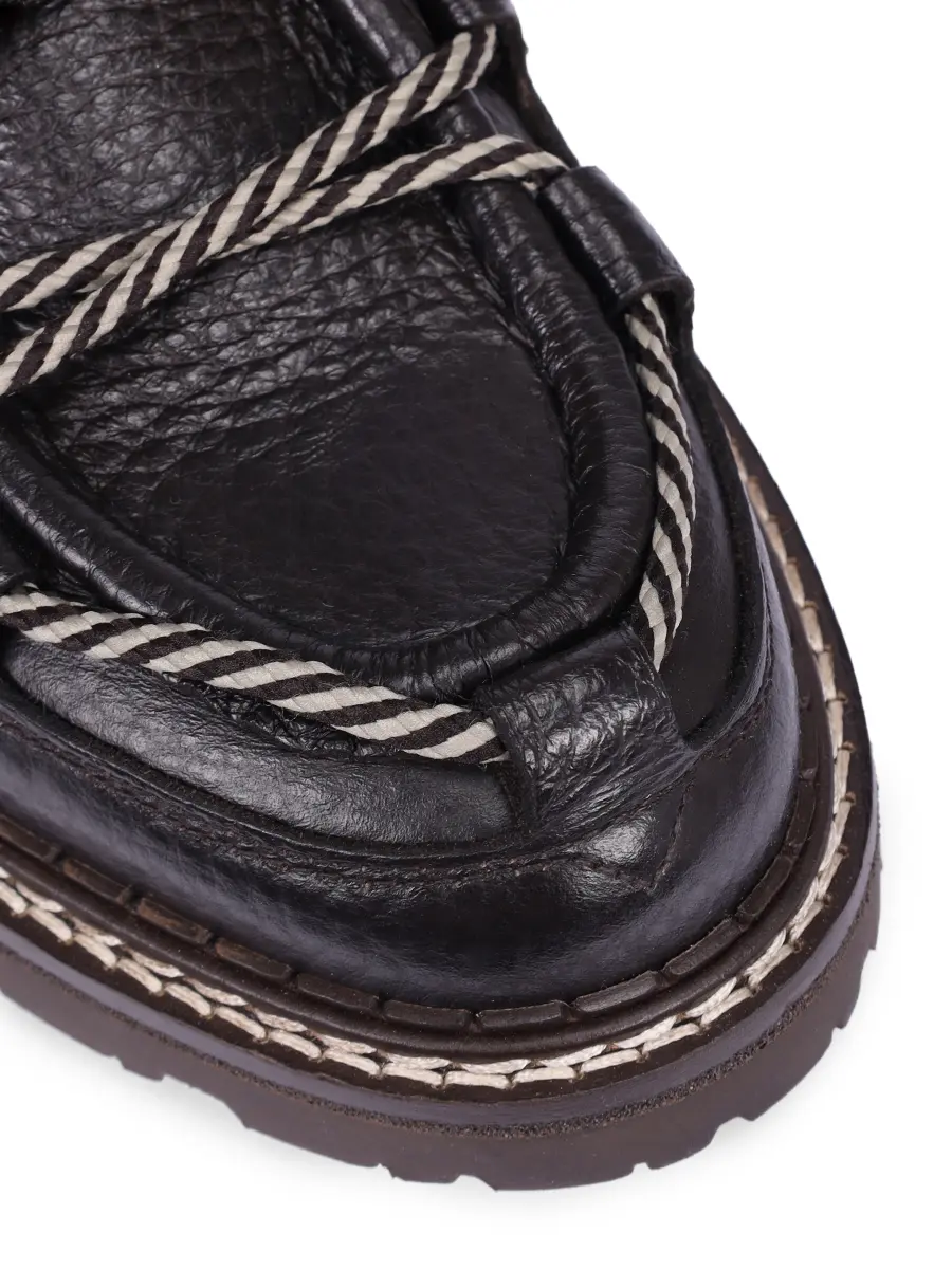 Ботинки кожаные