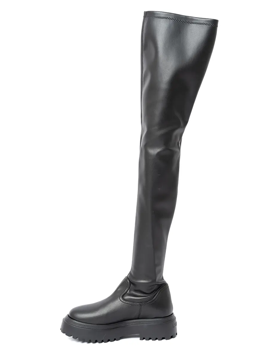 Ботфорты кожаные