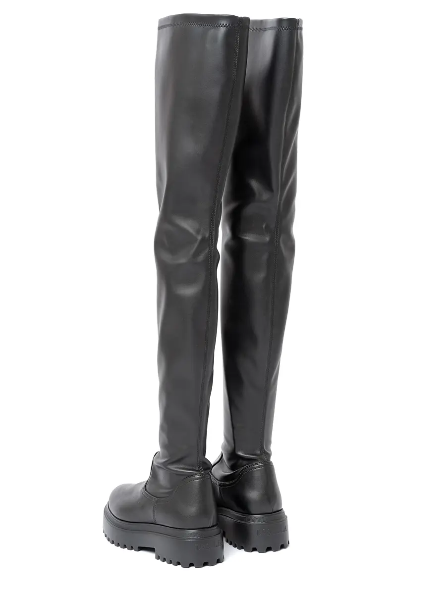 Ботфорты кожаные