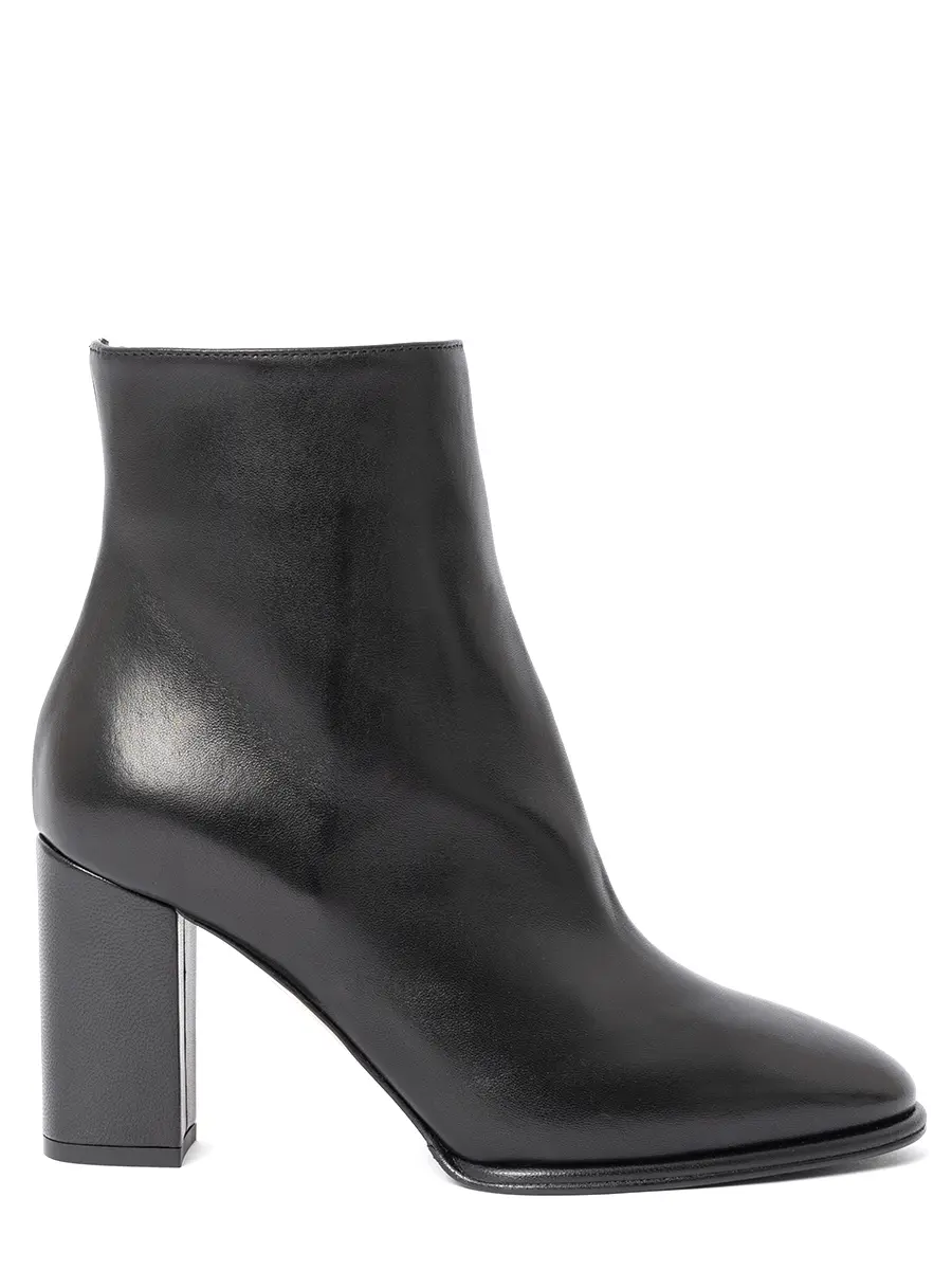 Ботильоны кожаные