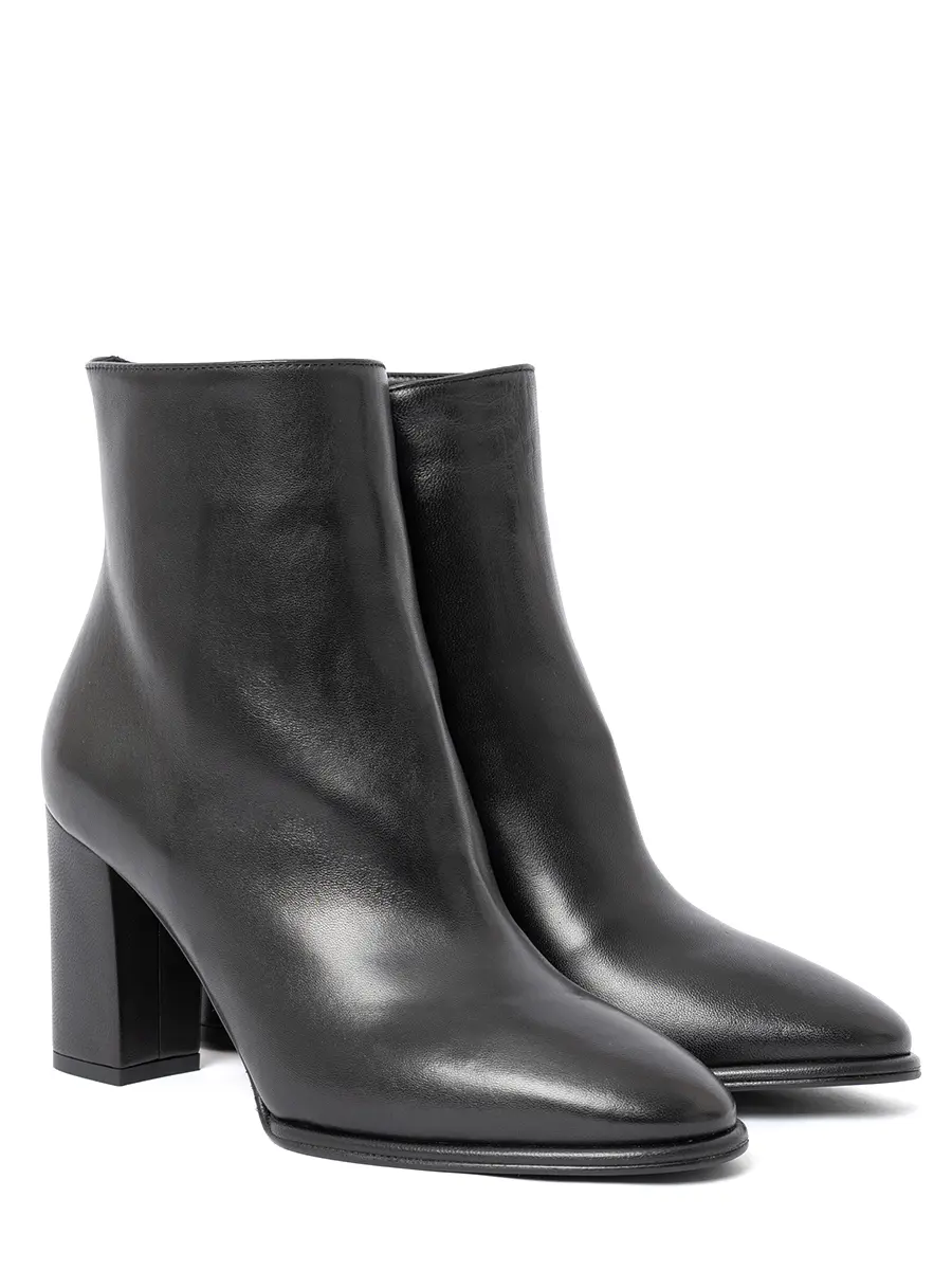 Ботильоны кожаные