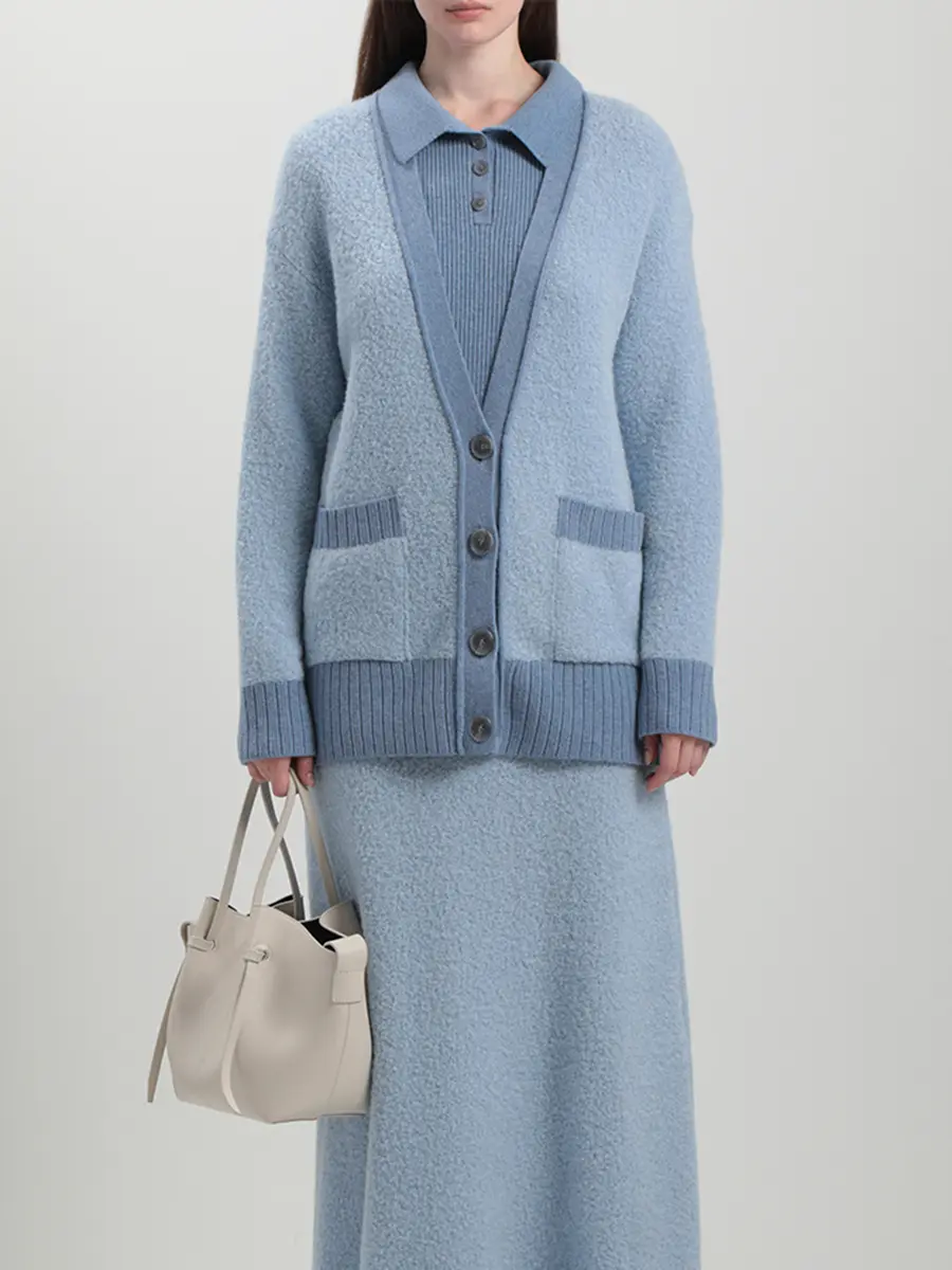 Кардиган из шерсти альпака