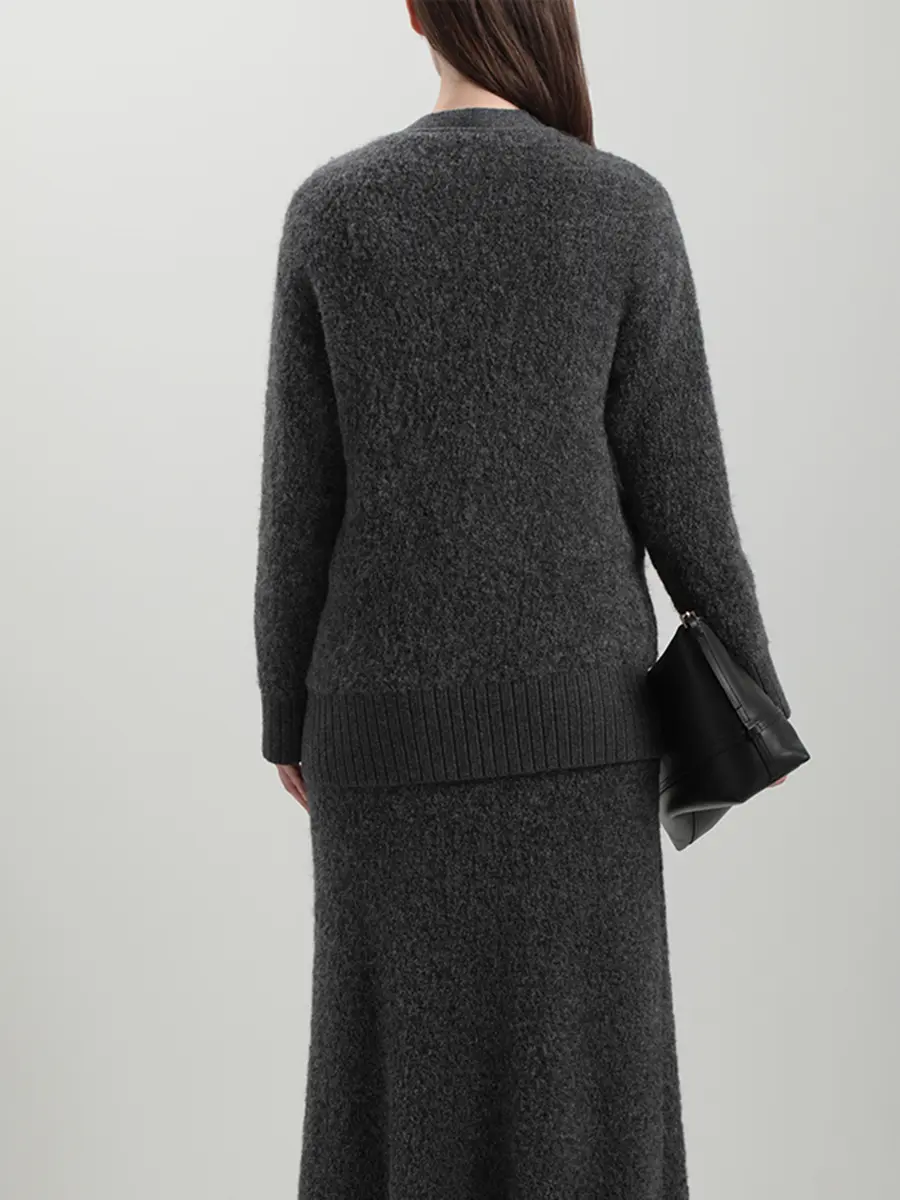 Кардиган из шерсти альпака