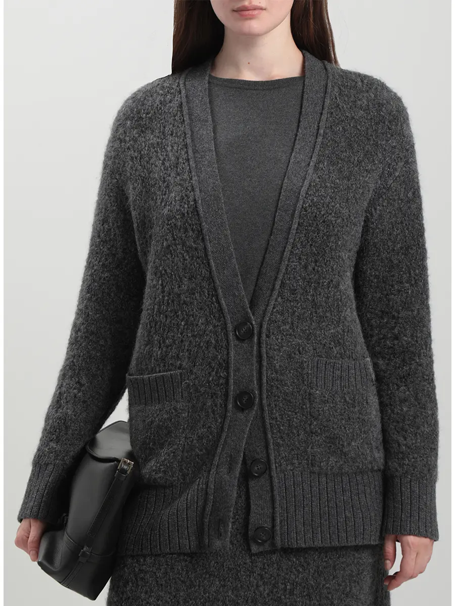 Кардиган из шерсти альпака