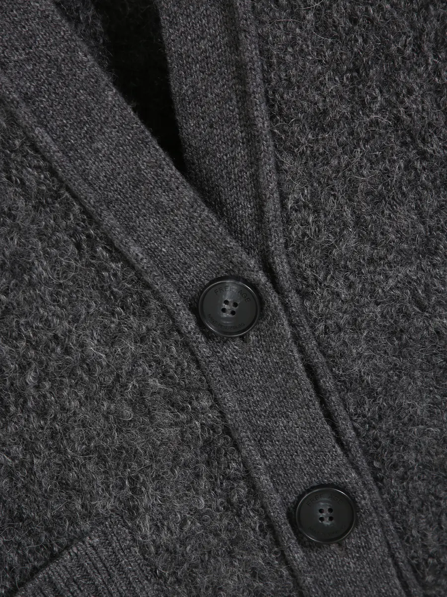 Кардиган из шерсти альпака