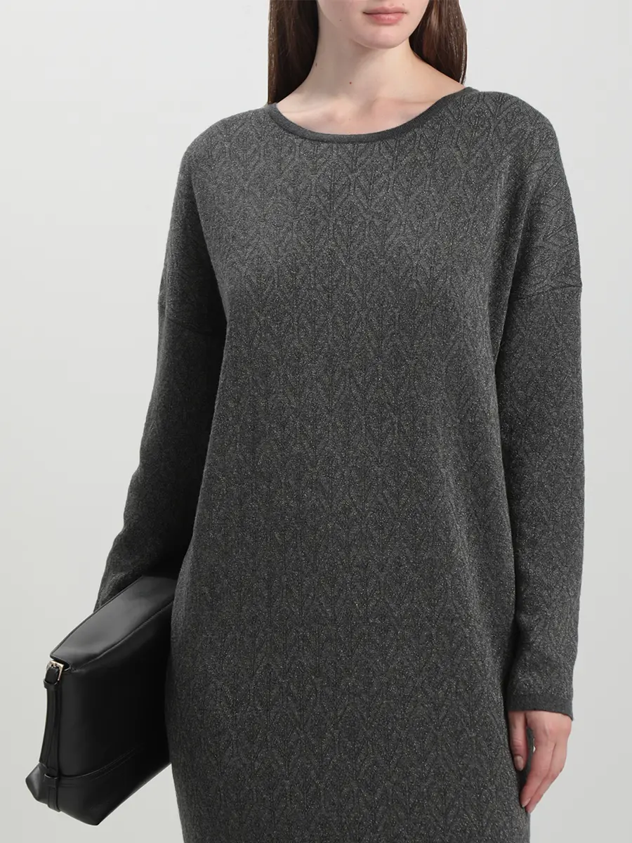 Платье из шелка и кашемира