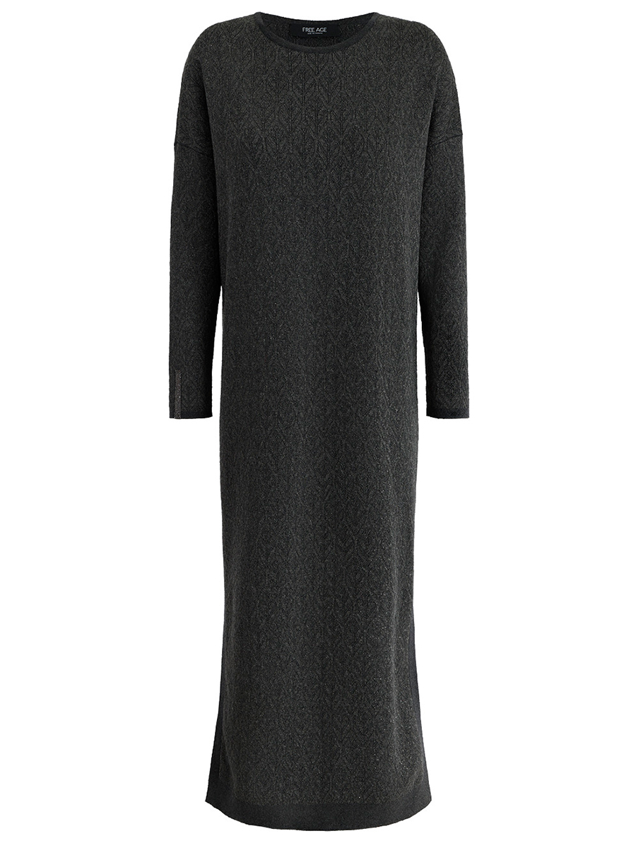 Платье из шелка и кашемира