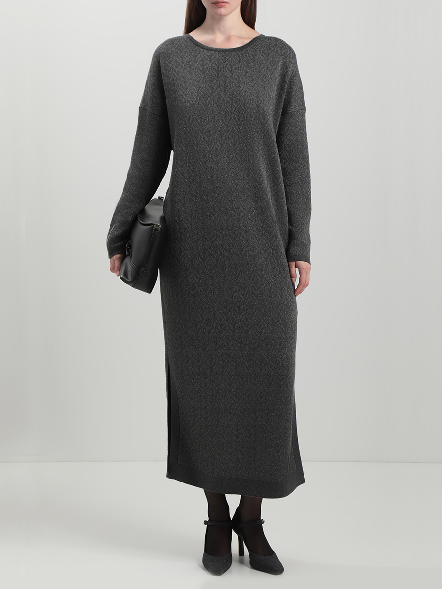 Платье из шелка и кашемира