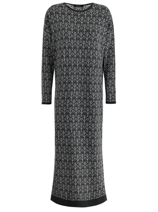 Платье из шелка и кашемира FREE AGE