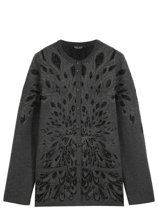 Кардиган из шелка и кашемира FREE AGE