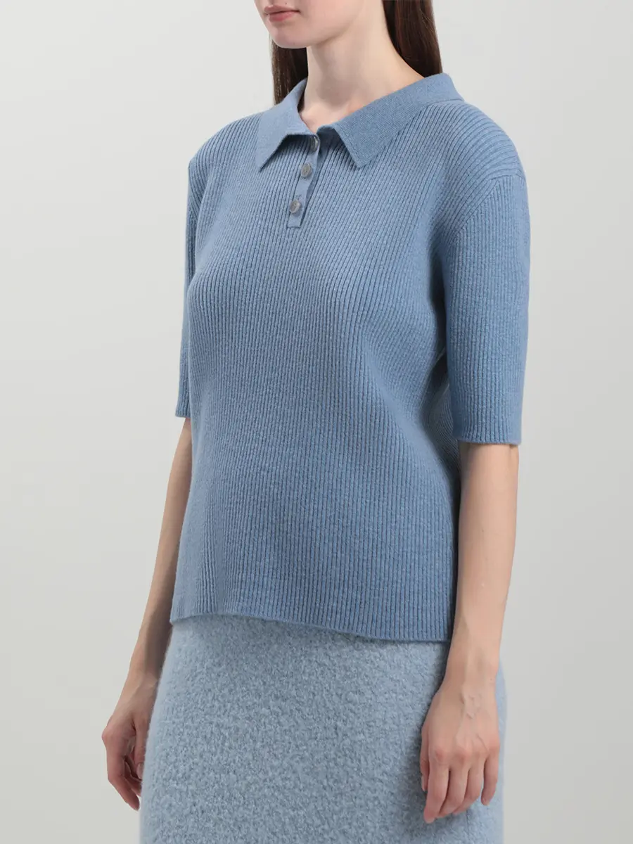 Поло из шерсти и кашемира