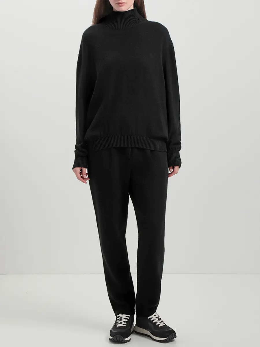 Брюки из шелка и кашемира