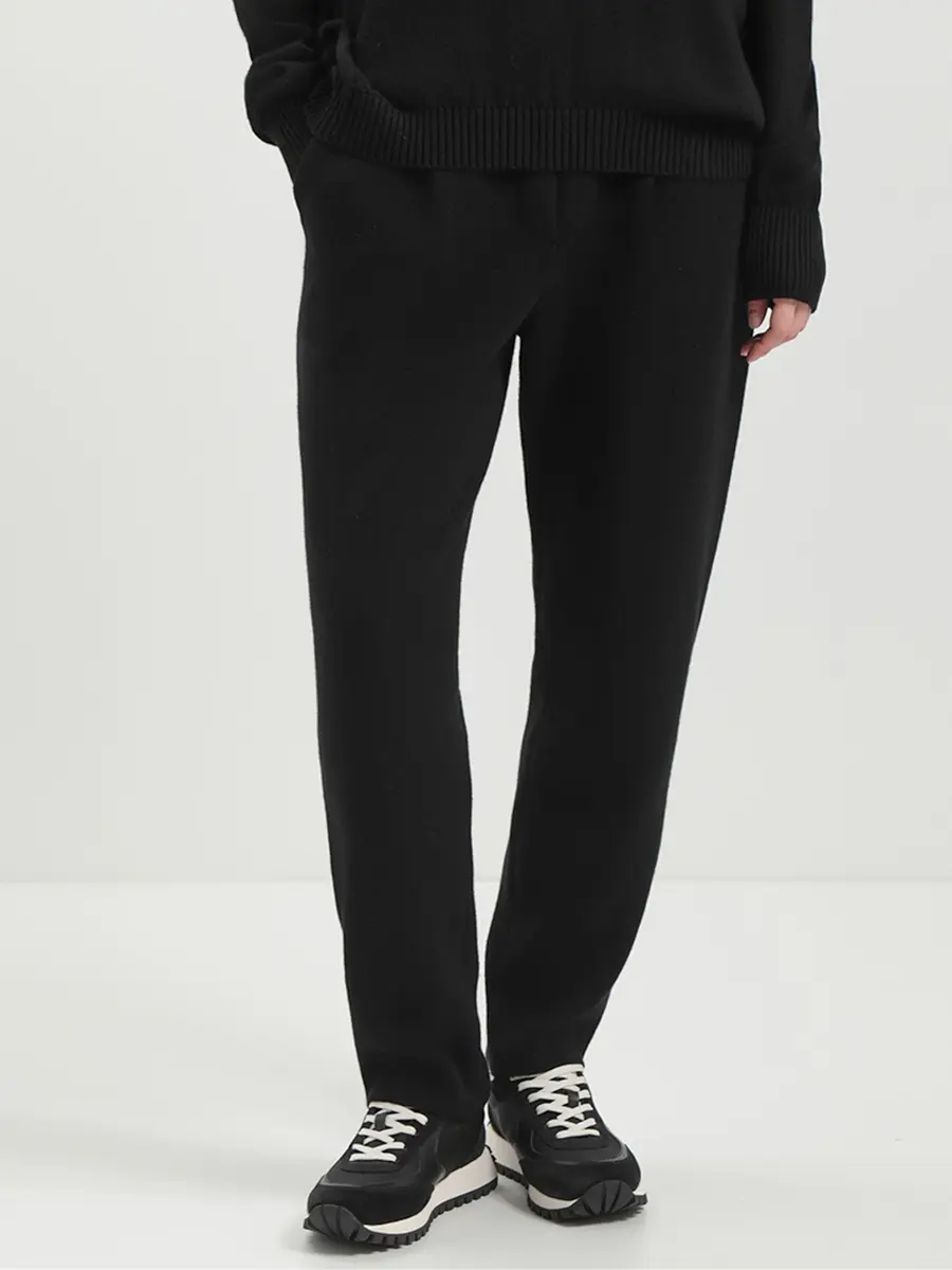 Брюки из шелка и кашемира