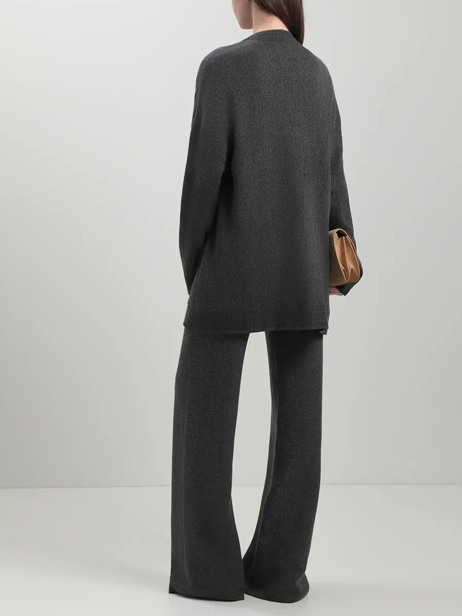 Брюки из шелка и кашемира