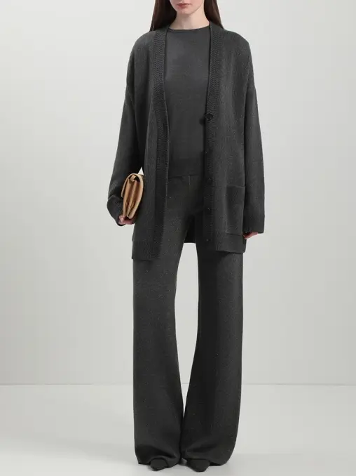 Брюки из шелка и кашемира FREE AGE