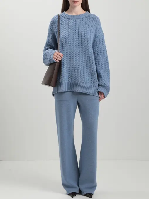 Брюки из шерсти и кашемира FREE AGE