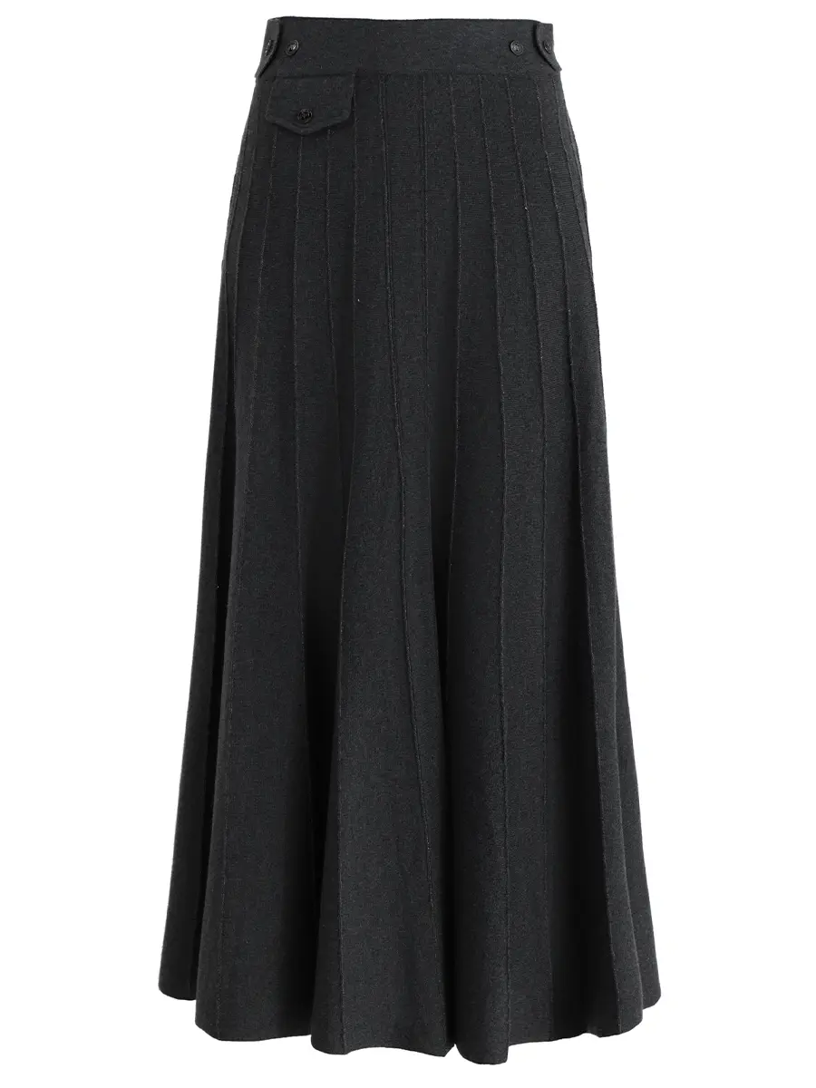 Юбка из шелка и кашемира