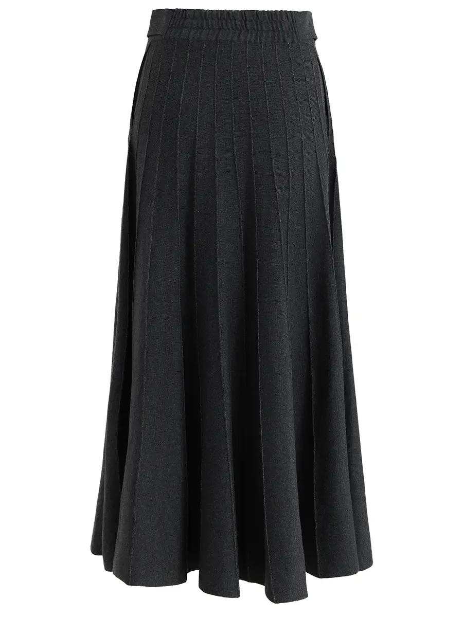 Юбка из шелка и кашемира