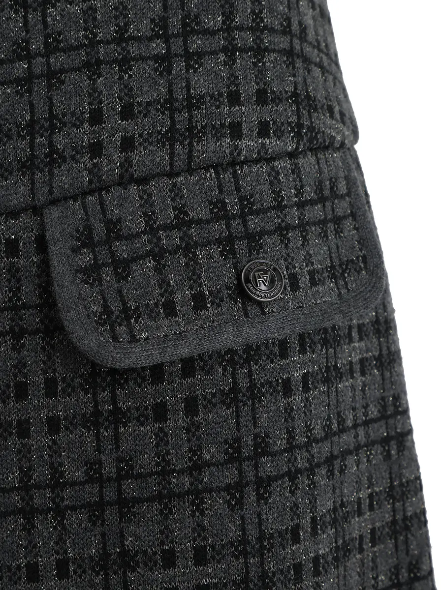 Юбка из шелка и кашемира