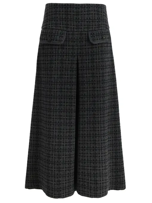 Юбка из шелка и кашемира FREE AGE