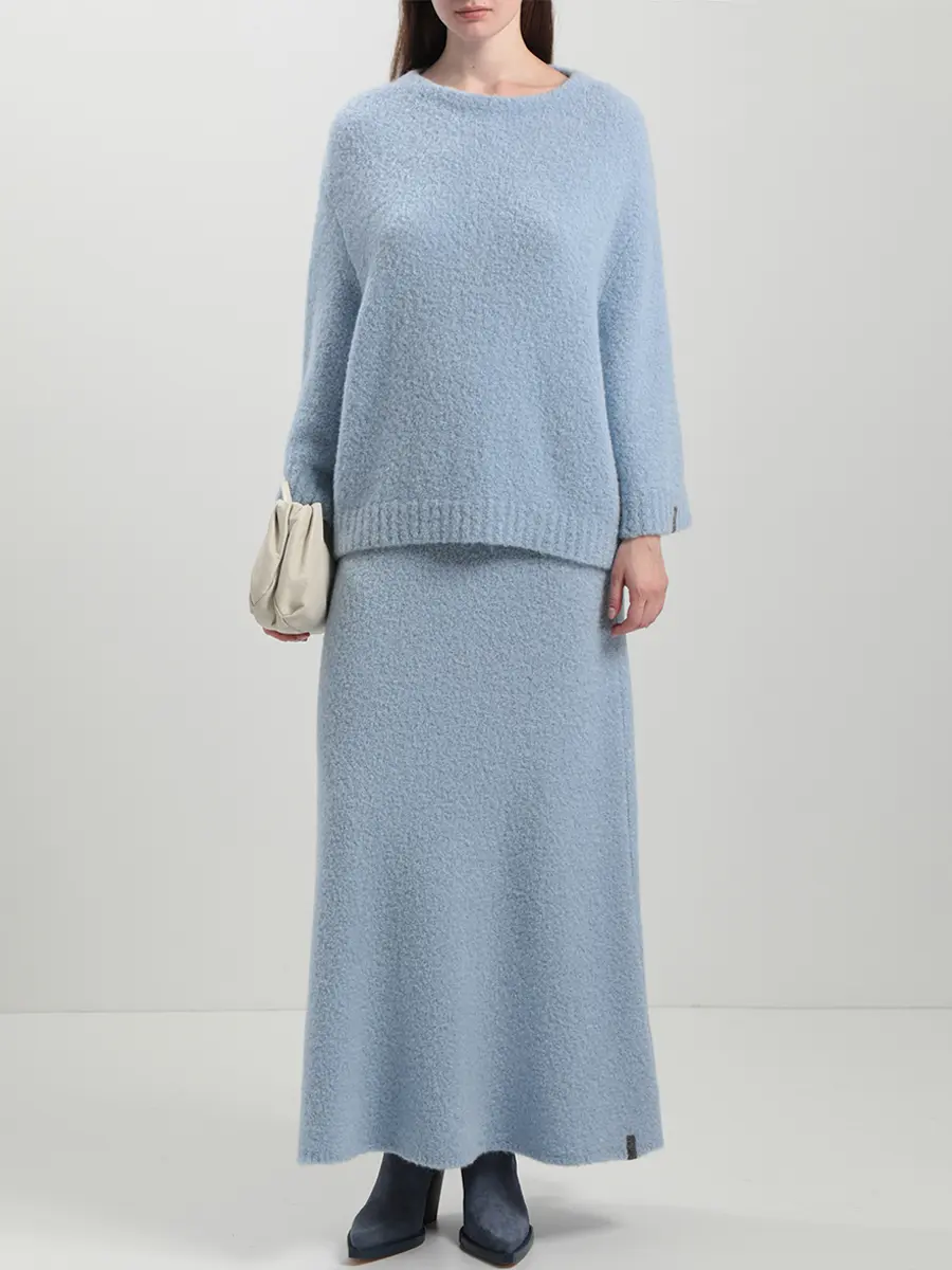 Юбка из шерсти альпака