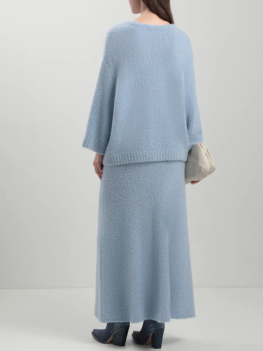 Юбка из шерсти альпака