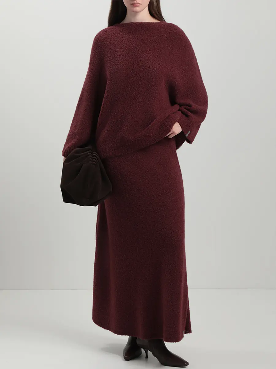 Юбка из шерсти альпака