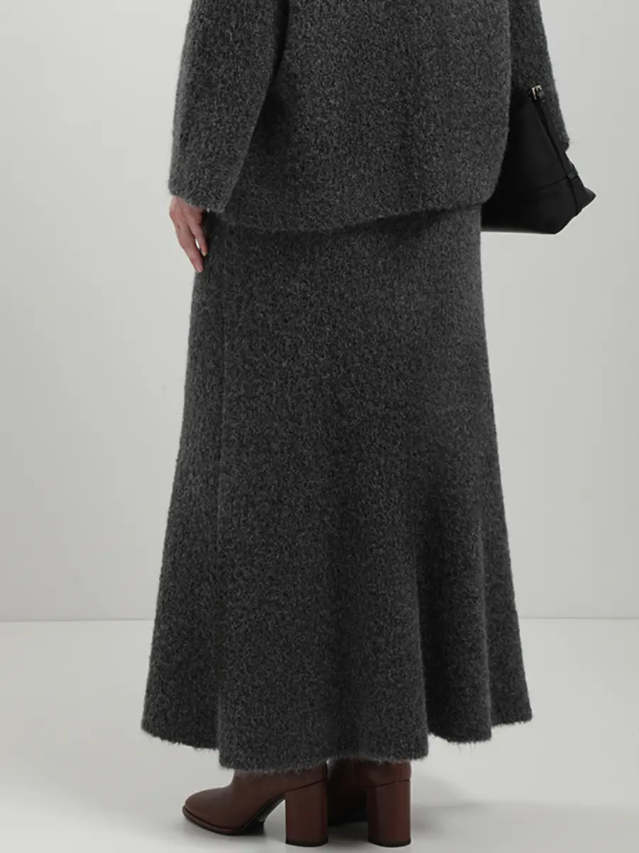 Юбка из шерсти альпака