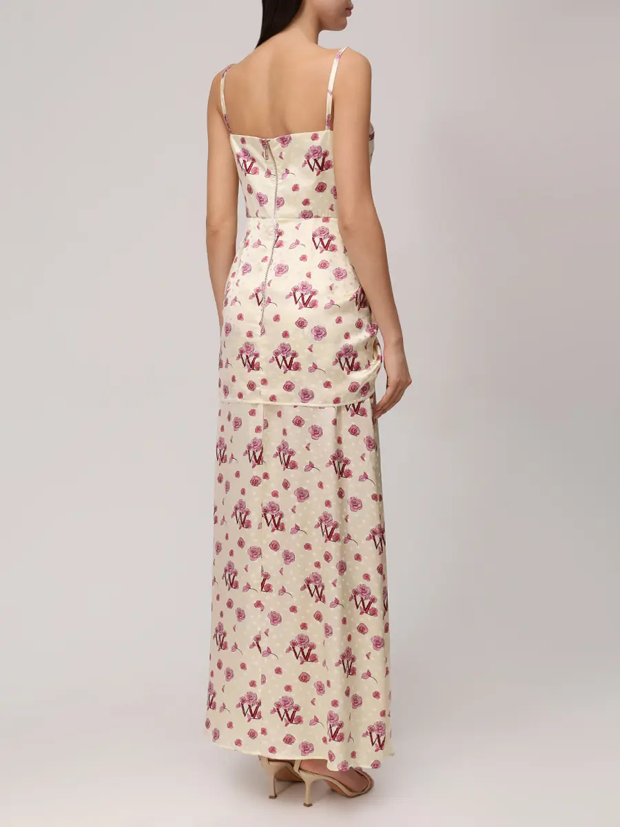 Платье Fiori di Sogno шелковое