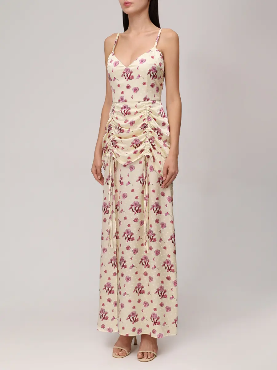 Платье Fiori di Sogno шелковое