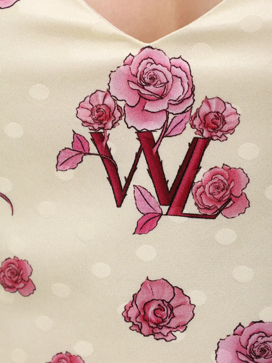 Платье Fiori di Sogno шелковое