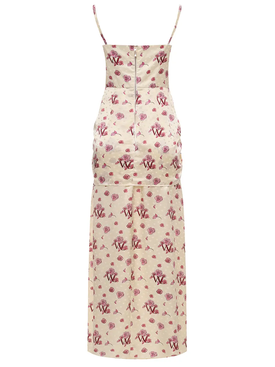 Платье Fiori di Sogno шелковое