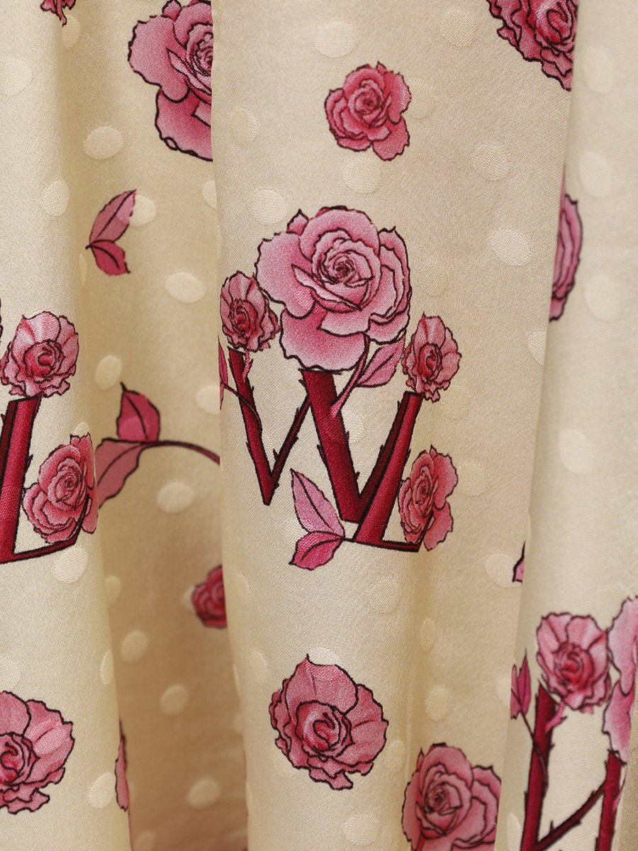 Шорты-юбка Fiori di Sogno шелковые